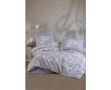 Clasy Ranforce Nevresim Takımı Çift Kişilik Nera V1 Lila 8681727310850