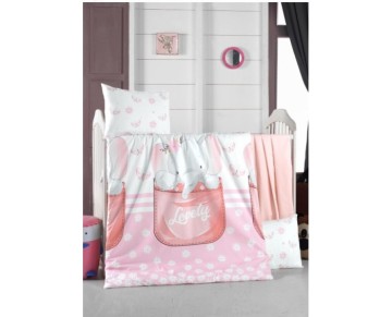 Nevresim Dünyası Patik Bebek Nevresim Takımı Lovely