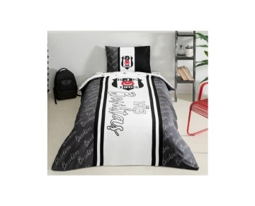 Taç Lisanslı Beşiktaş 1903 Glow Tek Kişilik Nevresim Takımı