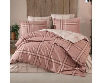 Clasy Ranforce Nevresim Takımı Çift Kişilik Capella V2 Kahve