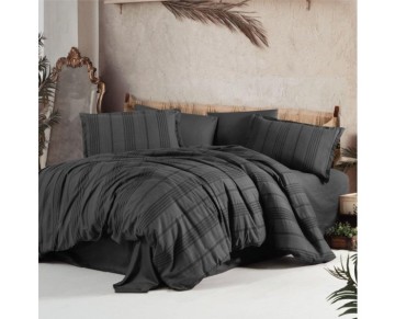 Clasy Çift Kişilik Nevresim Takımı Arakis V4 Füme