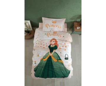 Clasy Ranforce Nevresim Takımı Tek Kişilik Tiana v1 Taş