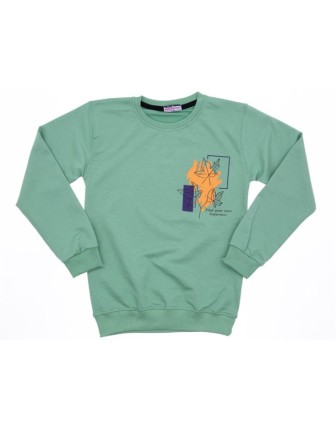 13/16 YAŞ 10482  HAPPINESS NAKISLI SWEAT
