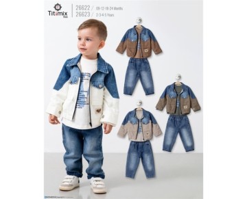 9/24 AY 26622 9/24AYLIK KOT GARNİLİ ÜÇLÜ TAKIM