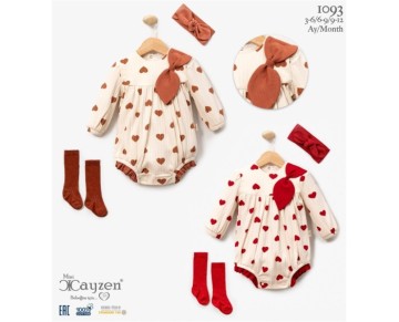 3/9 AY 1093-BÜYÜK KALPLİ ÇORAPLI ROMPER