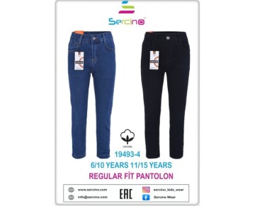 11/15 YAŞ-19494-GİGASER MEGA PAMUKLU KOT PANT