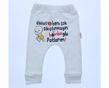0/9 AY 732907-DIKKAT BOMBA GIBI PATLARIM BASKILI MANSETLI TEK ALT