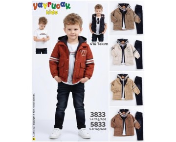 1/4 YAŞ-3833-4 LÜ TAKIM