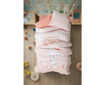 Cotton Box Bebek Nevresim Takımı Rapeti Somon