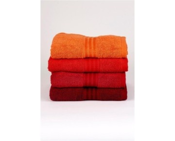 Hobby Rainbow 4´lü 50x90 Havlu Seti Kırmızı