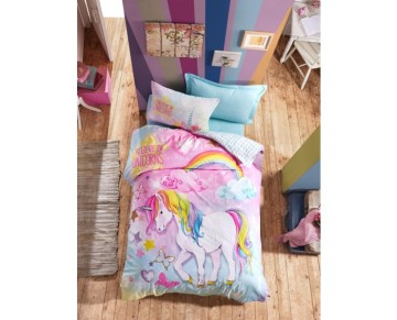 Cotton Box Genç Ranforce Nevresim Takımı Tek Kişilik Dream Mint