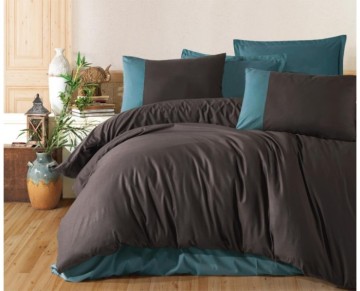 Clasy Butik Serisi Çift Kişilik Nevresim Takımı Pure V5 Antrasit