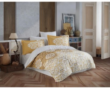Hobby Çift Kişilik Poplin Nevresim Serenity Gold