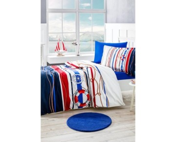 Özdilek Tek Kişilik Ranforce Nevresim Takımı Seashore Mavi