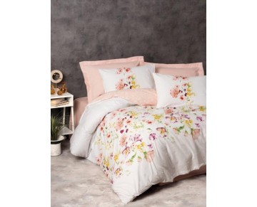 Cotton Box Ranforce Nevresim Takımı Çift Kişilik Emma Somon