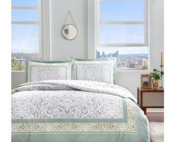 Taç Çift Kişilik Saten Nevresim Takımı Hamlet İndigo