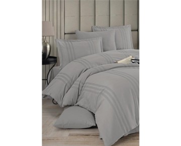 Clasy Melkor Çift Kişilik Ranforce Nevresim Takımı V3 Gri