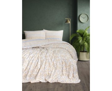 Cotton Box Flanel Nevresim Takımı Çift Kişilik Roof Mavi