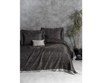 Cotton Box Smart Çift Kişilik Yatak Örtüsü Vivian Gri