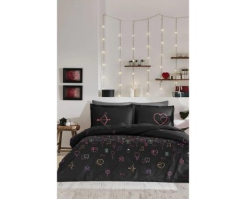 Özdilek Çift Kişilik Ranforce Nevresim Takımı Gleam Love