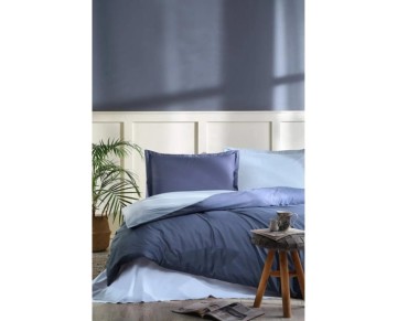 Özdilek Çift Kişilik Ranforce Nevresim Takımı Colourist İndigo Gökmavisi