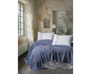 Cotton Box Çift Kişilik Pike Takımı Spin Cora İndigo