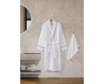 Cotton Box Classic Bornoz Seti Helya M-L Unisex