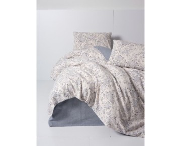 Cotton Box Flanel Nevresim Takımı Çift Kişilik Ruby Antrasit