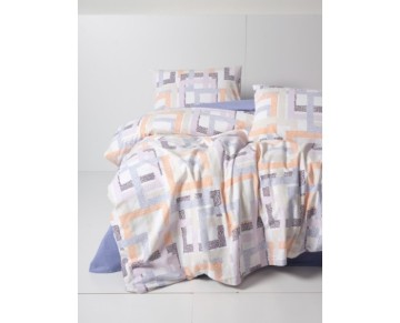 Cotton Box Flanel Nevresim Takımı Çift Kişilik Hayden Lila