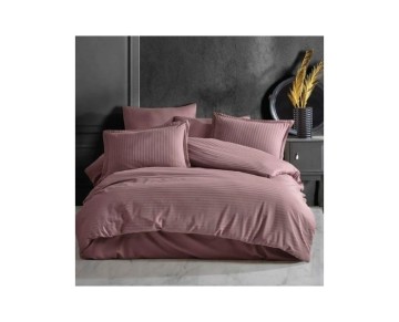 Clasy Saten Çift Kişilik Nevresim Takımı Rose V1