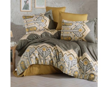 Clasy Saten Çift Kişilik Nevresim Takımı Adal Haki