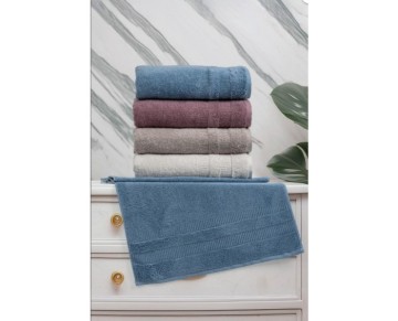 Altınbaşak Jakarlı 4´lü 50x90 El Havlusu Nadine