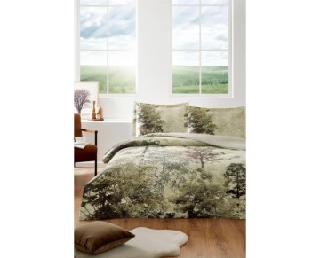 Özdilek Çift Kişilik Ranforce Nevresim Takımı Tanne Yeşil