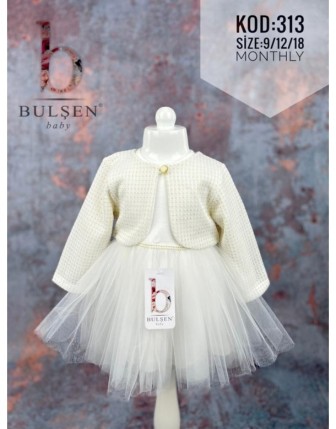 9/18 AY 313 SİM KIRÇILLI HIRKALI ELBİSE