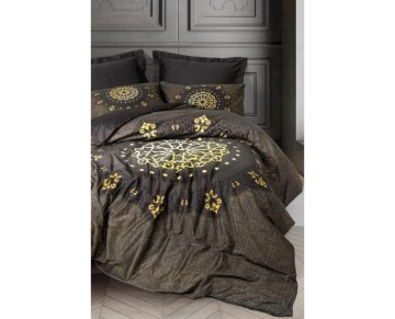 Cotton Box Palace Saten Çift Kişilik Nevresim Takımı Togay Antrasit