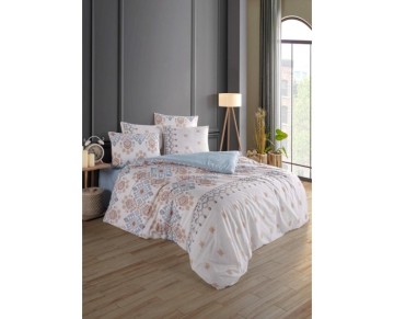 Nevresim Dünyası Ranforce Çift Kişilik Nevresim Takımı Meyar