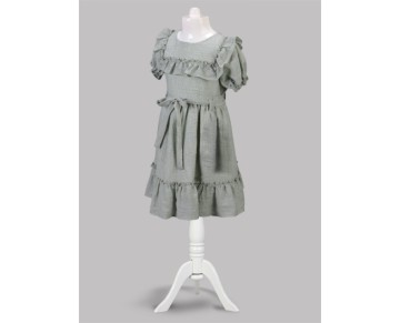 2/5 YAŞ 5803 ROBASI FIRFIRLI ELBİSE