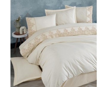 Clasy Nevresim Takımı Çift Kişilik Osela V2 Ekru