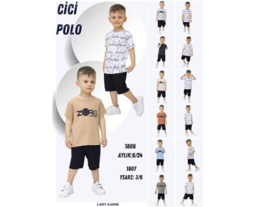 6/18 AY 1806-ÇİFT TİŞÖRTLÜ 3LÜ ERKEK TAKIM