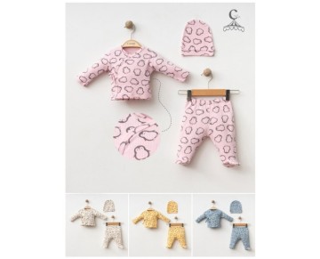 0/3 AY 25207-DİJİTAL PENGUEN BASKILI 3 LÜ TAKIM