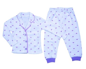 1/3 YAŞ 4014-KALPLİ YAKALI PIJAMA TAKIM