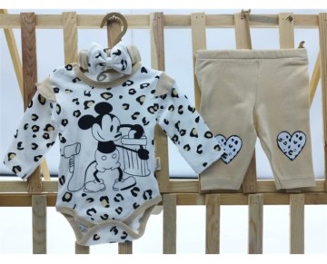 3/12 AY-2502-LEOPARLI MİCKEY 3LÜ TAKIM