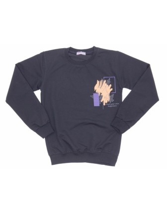 13/16 YAŞ 10482  HAPPINESS NAKISLI SWEAT 
