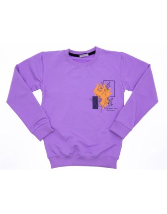 13/16 YAŞ 10482  HAPPINESS NAKISLI SWEAT 