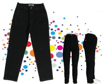 13/16 YAŞ 67022-KIZ KOT PANTOLON