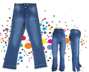 13/16 YAŞ 67222-KIZ KOT PANTOLON