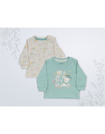 6/18 AY 18420 Kız Colorful And Cute 4 Beden 2'in 1 Pack Sweat