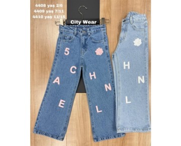 7/11 YAŞ-4409-citywear kız pantolon