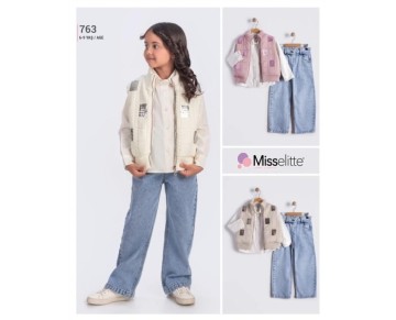 6/9 YAŞ-763-KIZ 6-9 TRİKO TAKIM