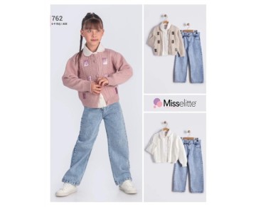 6/9 YAŞ-762-KIZ 6-9 TRİKO TAKIM